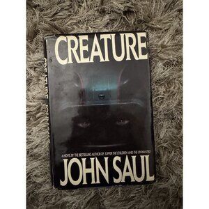 creature book, by john saul, 1989 Hardcover